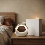 Modern Minimalist Ceramic Arch LED Table Lamp – Cordless Rechargeable Warm Light Desk & Nightstand Decor - Image 3